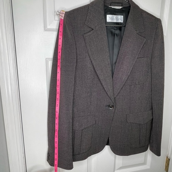 MAX MARA Wool Rich Blend Blazer | Made in Italy - Picture 8 of 9